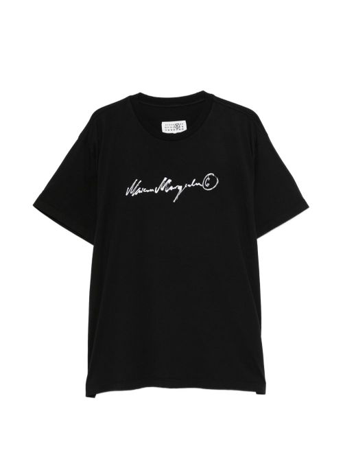 Logo-Print T-shirt — Black