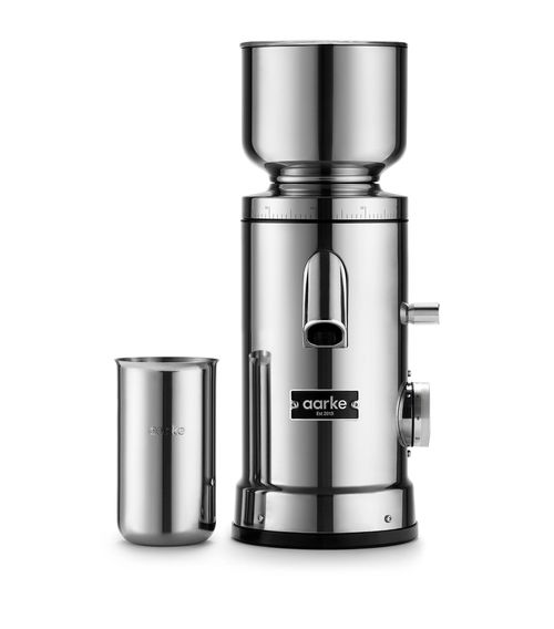 Stainless Steel Flat Burr Coffee Grinder