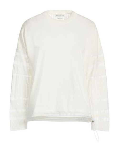 Woman Sweater Ivory Size 10 Cotton, Polyester