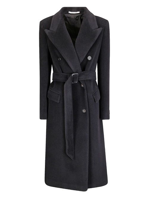 Wool Double-Breasted Coat