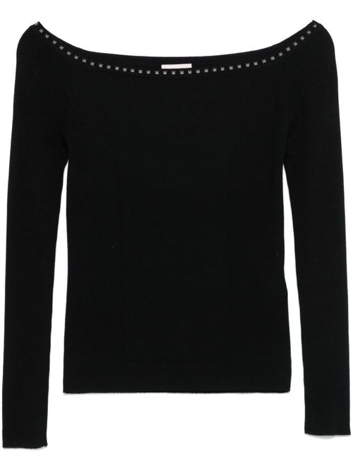 Off-shoulder top - Black