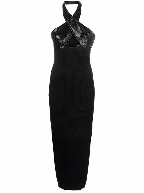 Cut-out midi dress - Black