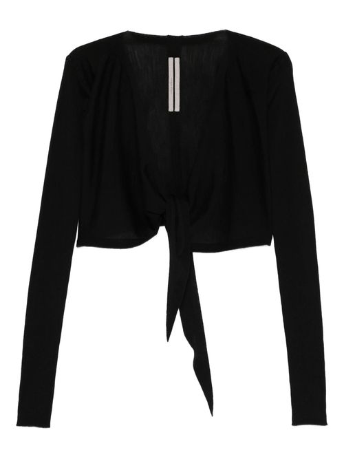 Women's Wrap-Around Wool V-Neck Sweater