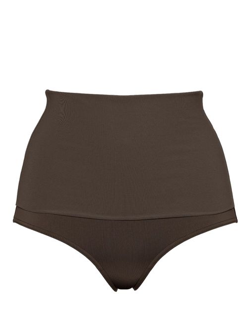Gredin high-waisted bikini briefs - Grey