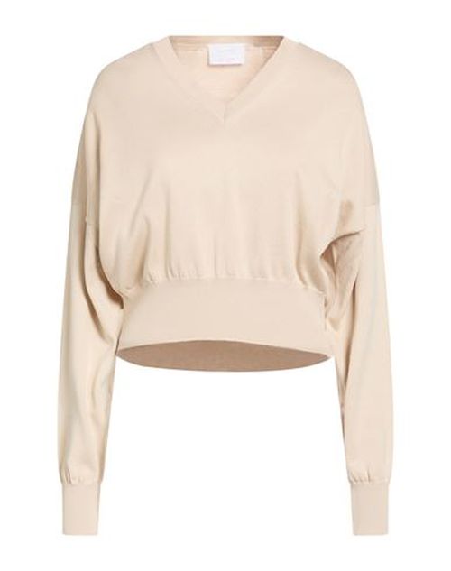 Collezione N_01 Woman Sweater Beige Size S Cotton