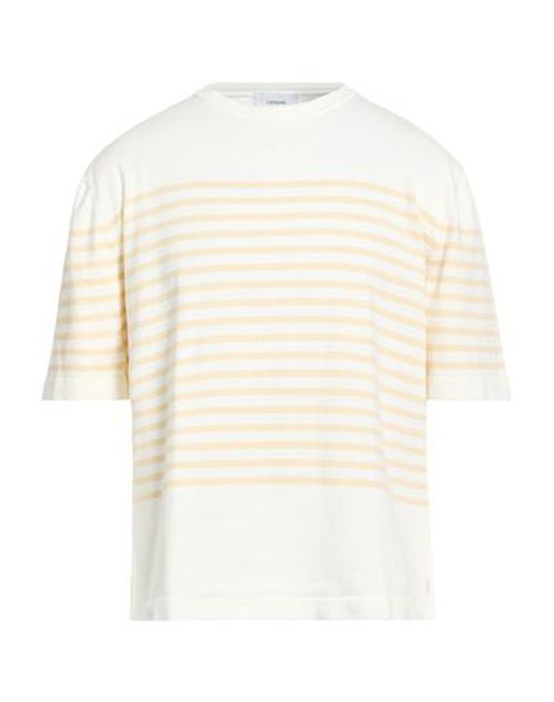Man Sweater Ivory Size M Cotton