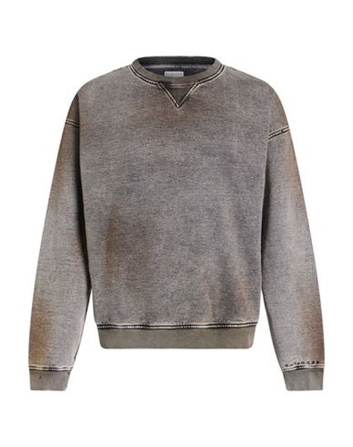 Man Sweatshirt Grey Size L Cotton