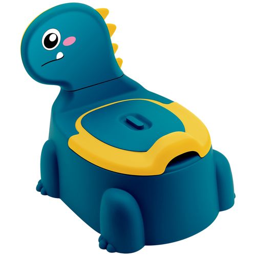 TEMU Dinosaur Potty Training Toilet Seat With Backrest - Portable Non-slip Easy- Potty For Travel, Cute Dinosaur Design With Yellow Accents, , Idea