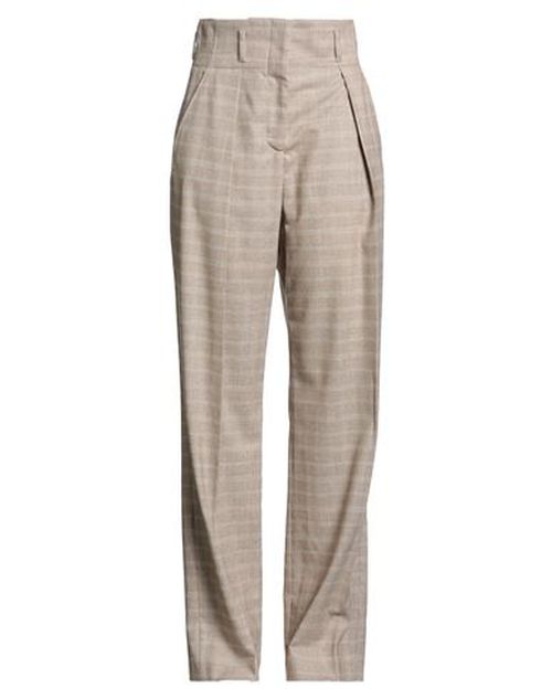 Woman Pants Camel Size 2 Wool, Cashmere, Elastane, Polyamide, Polyester