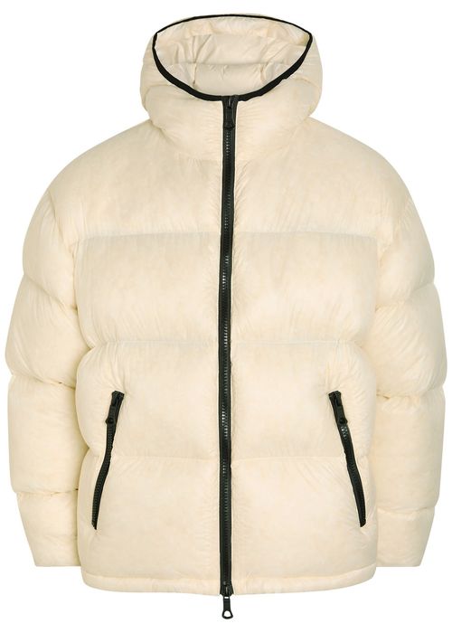 Padded Hooded Nylon Jacket