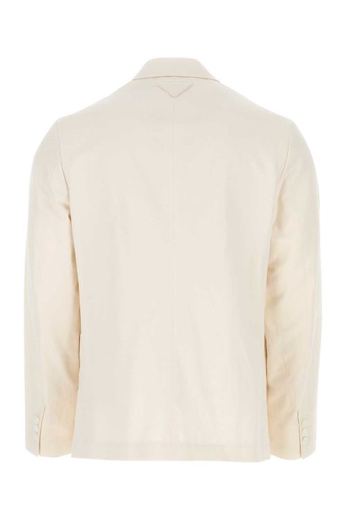 Ivory Cotton Blazer