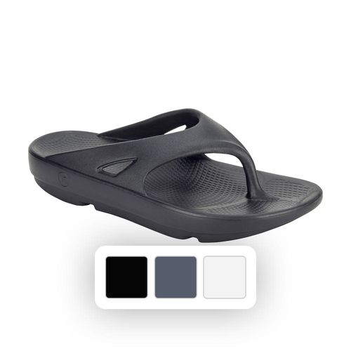 Men's Injection Flip-Flop - BLACK 12:-