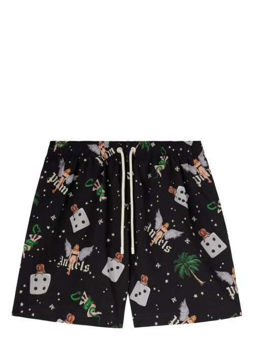 Pin-Up swim shorts - Black