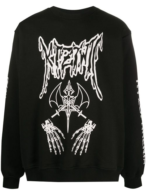 Dead Metal crew neck sweatshirt - Black