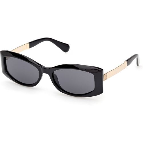 MAX&Co Mujer MAX&Co MO0144 01A Gafas de sol Inyectado Negro Fumar Cuadrada Norma