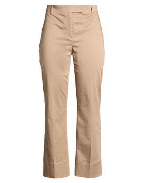 Woman Pants Sand Size 10 Cotton, Elastane