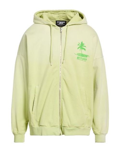 Man Sweatshirt Light green Size M Cotton