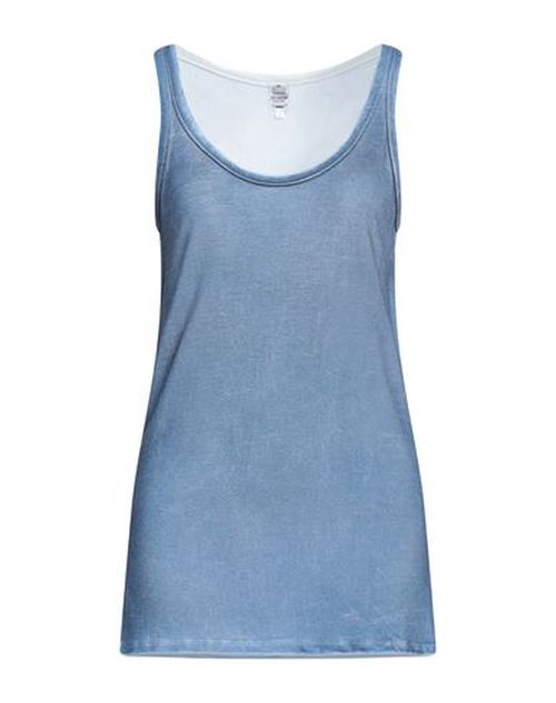 Woman Tank top Blue Size 1 Viscose