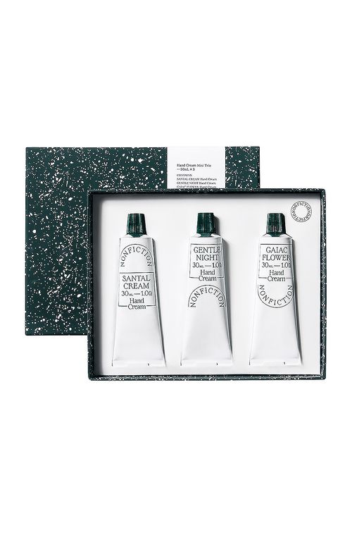 NONFICTION Hand Cream Mini Trio in Santal Cream Gentle Night & Gaiac Flower - Beauty: NA. a