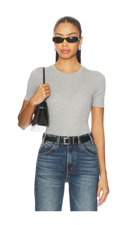 NILI LOTAN Elin Tee in Heather Grey.  XS also in L