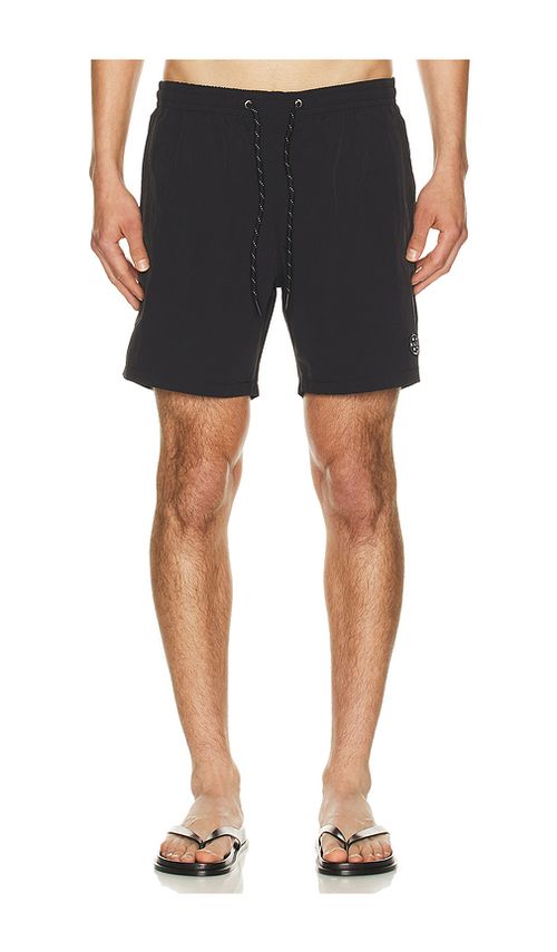 Maui and Sons Skyburn Swim Trunk in Black. S also in