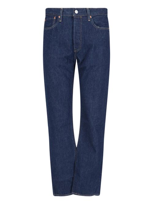Men's Classic Straight-Leg Jeans in 100% Cotton