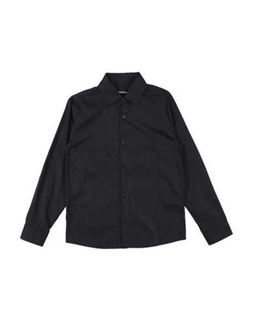 Kid Boy Shirt Black Size 14 Cotton, Elastane