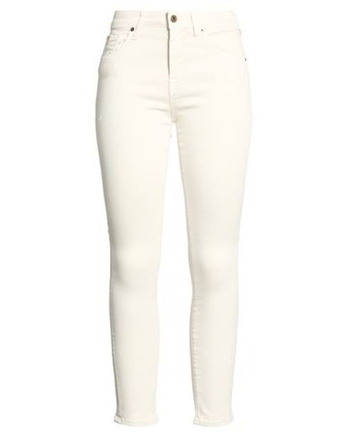Jacob Cohёn Woman Jeans Off white Size 26 Lyocell, Cotton, Polyester, Elastane
