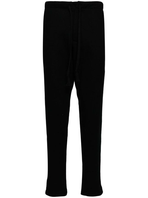 Grosgrain-trim track pants - Black