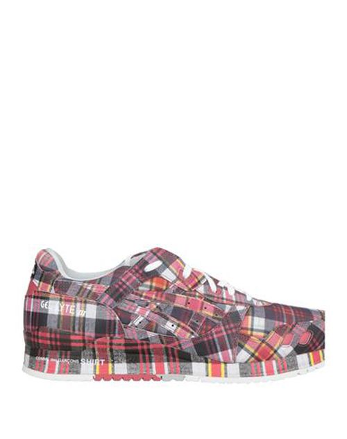 Comme Des Garçons Shirt X Asics Man Sneakers Red Size 8 Textile fibers
