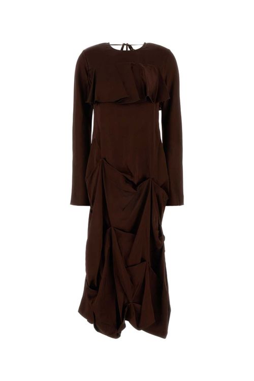 Viscose Dress — Brown