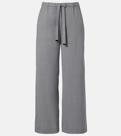Baia wool-blend wide-leg pants