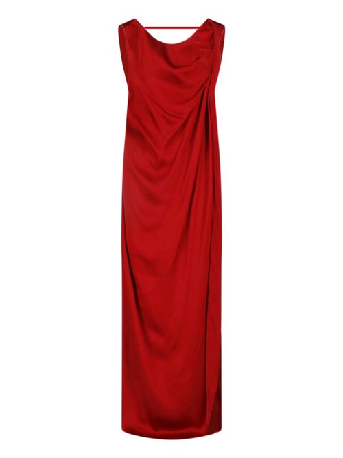 Acetate Silk Midi Dress