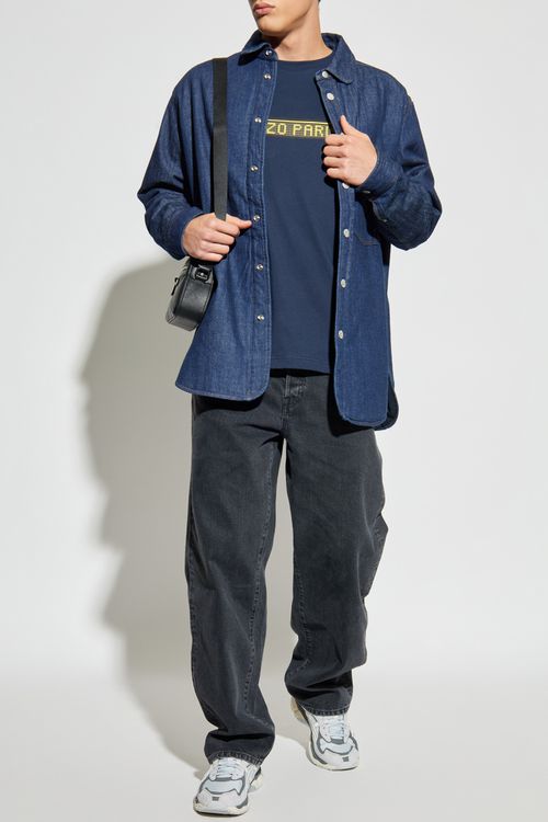 Denim Jacket, Men's, Navy Blue
