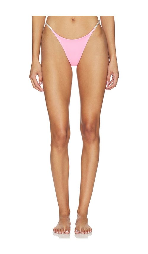 Ancora Fiori Bikini Bottom in Pink. - M also in L