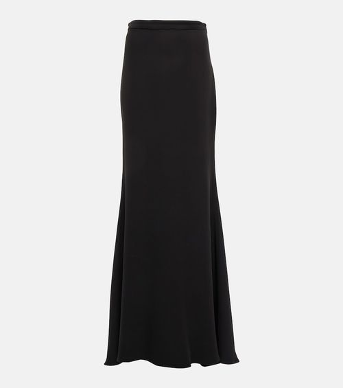 Silk maxi skirt