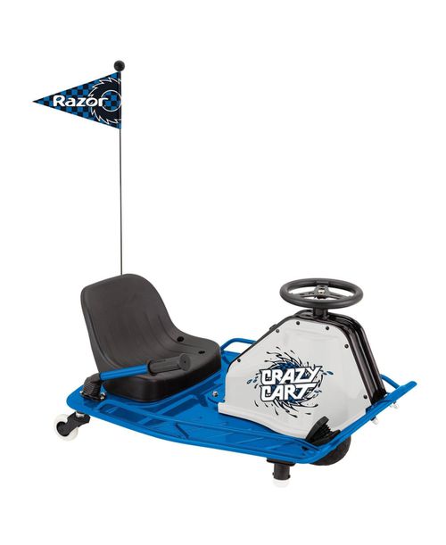 High Torque Motorized Drifting Crazy Cart with Drift Bar for Adults, Blue