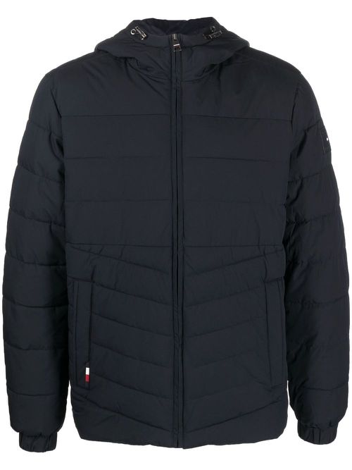 Padded hooded jacket - Blue