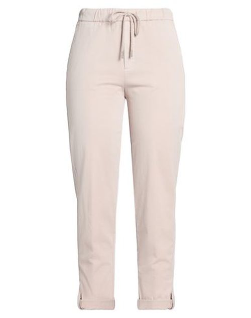 Woman Pants Beige Size 10 Cotton, Elastane