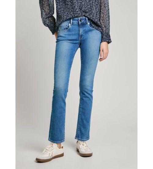Pepe Jeans for woman. PL204737NC2 Slim Jeans New Brooke blue (26/30), Casual, Cotton, Denim, Sustainable