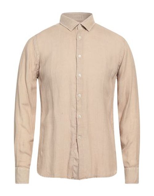 Man Shirt Beige Size 15 ½ Linen