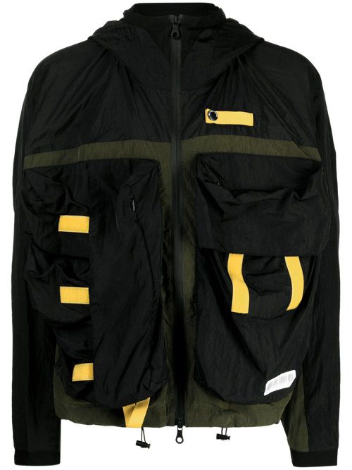 3D Pocket Camper hooded jacket - Multicolour
