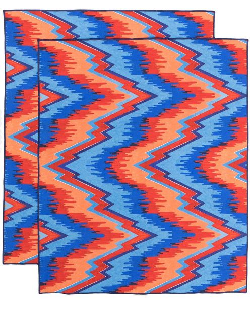 Point de Hongrie placemat set - Red