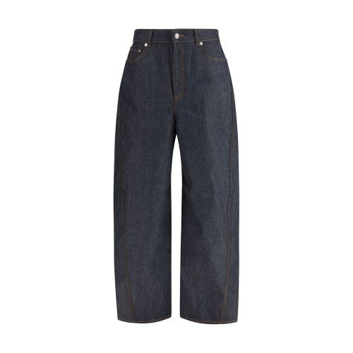 Raw Cocoon Jeans — Blue
