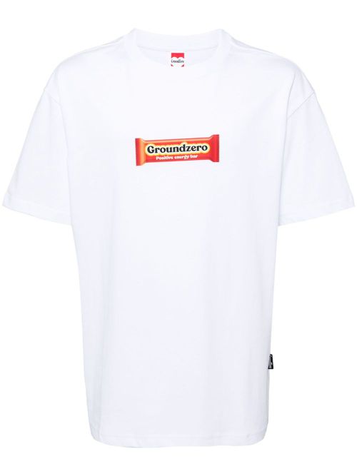 Logo-print T-shirt - WHITE