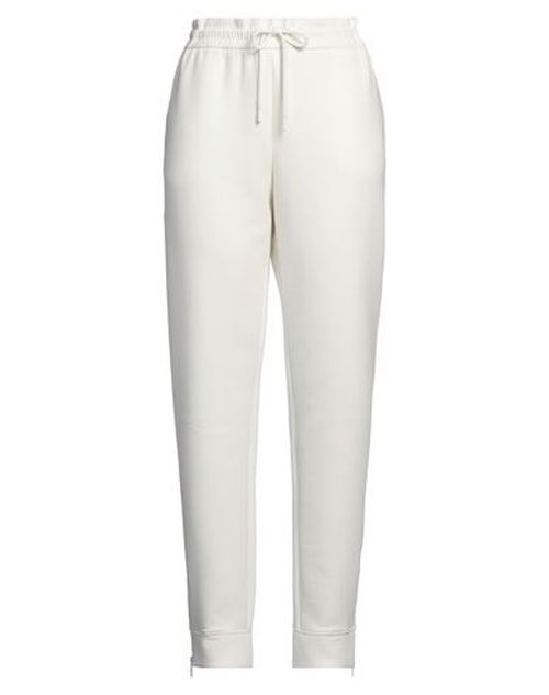 Emporio Armani Woman Pants White Size L Cotton, Polyester, Elastane