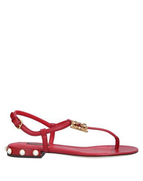 Woman Toe strap sandals Red