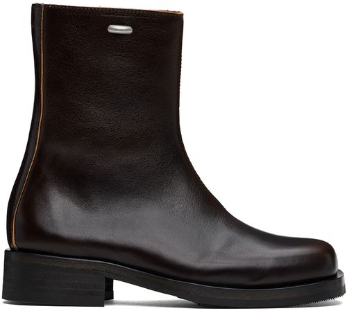 OUR LEGACY Brown Camion Boots