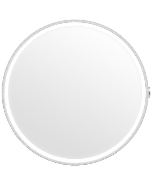 SpaStudio Waterproof Fogless Shower Mirror & Speaker - White