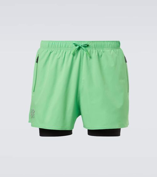 X On running shorts